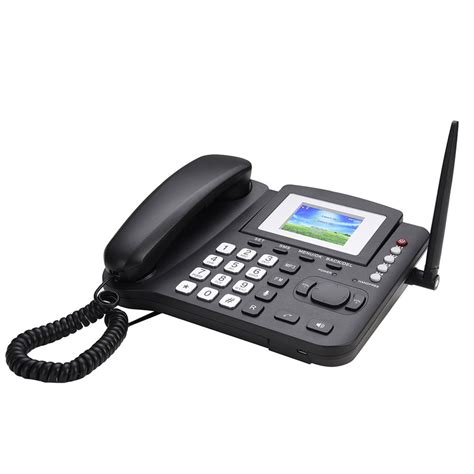 Caller ID GSM SIM Card Based Landline Phone Multi Language