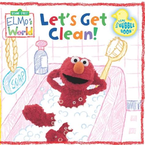 Buy Let's Get Clean! Bath Time Bubble Book (Sesame Street Elmo's World) Bath Book – October 2 ...