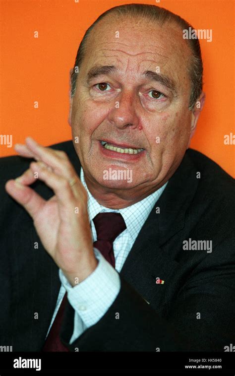 JACQUES CHIRAC PRESIDENT OF FRANCE 21 June 1999 Stock Photo - Alamy