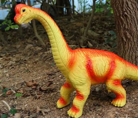 14.7 inch Big Dinosaur Toys Kids Realistic Brachiosaurus with Sound Toy ...