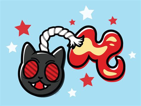 Cat Bomb by Kodi Kat on Dribbble