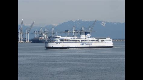 BC Ferries Tsawwassen to Long Harbour (Queen of Nanaimo) - YouTube