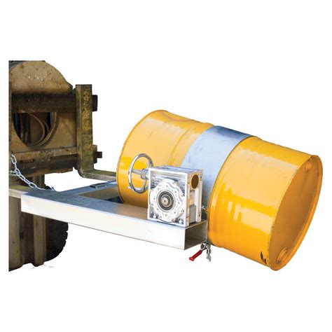 Drum Rotator - Forklift Attachment - Hand Wheel Operated