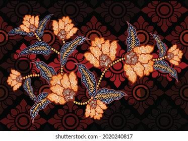 Indonesian Batik Motifs Very Distinctive Exclusive Stock Vector ...