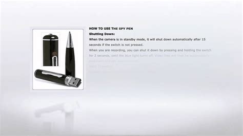 4GB SPY PEN CAMERA USB STICK SPYCAM Instructions - YouTube