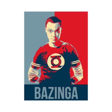 Sheldon Cooper: Bazinga - The Big Bang - T-Shirt | TeePublic