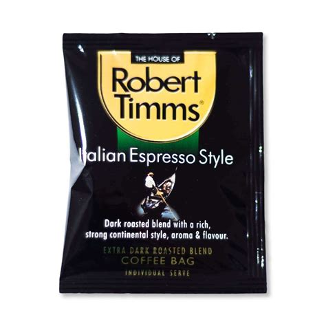 Coffee P/C Bags Espresso Robert Timms 100's - Yarra Valley Trading