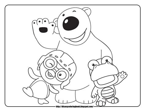 Pororo the Little Penguin: Free Disney Coloring Sheets | Learn To Coloring