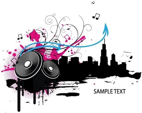 Music Vector illustration Free vector in Encapsulated PostScript eps ...