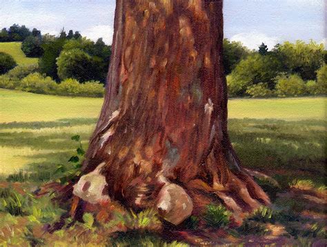 Sycamore Tree Study Painting by Artist Charles C. Clear III