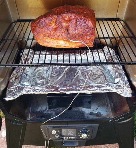 Smoked Pulled Pork in the Pit Boss Vertical Pellet Smoker - Average Joe ...