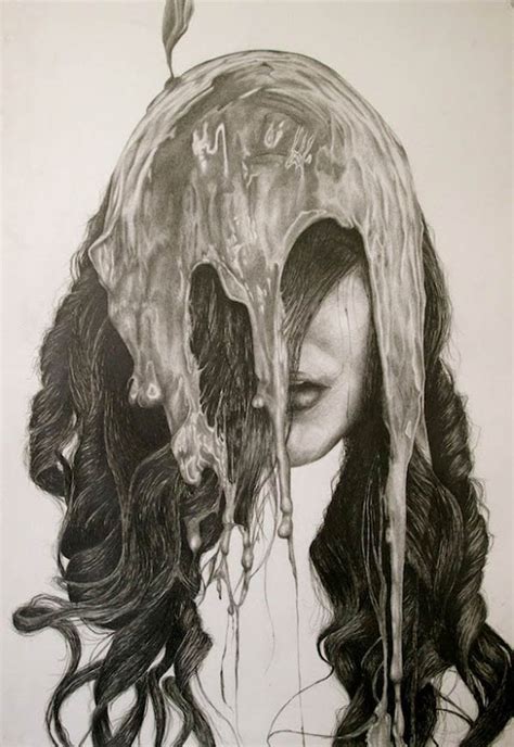 Self-Deception Drawings by Gillian Lambert