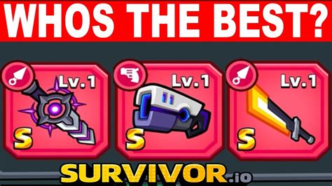 Survivor.io Best Legendary Weapon Sword of Disorder VS Lightchaser VS ...