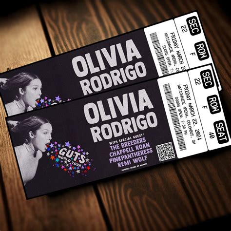 Olivia Rodrigo Concert 2024 Tickets - Haley Keriann