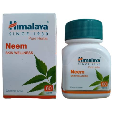 Buy Himalaya Neem Skin Wellness Tablets (60 Tablets) | Naturalved