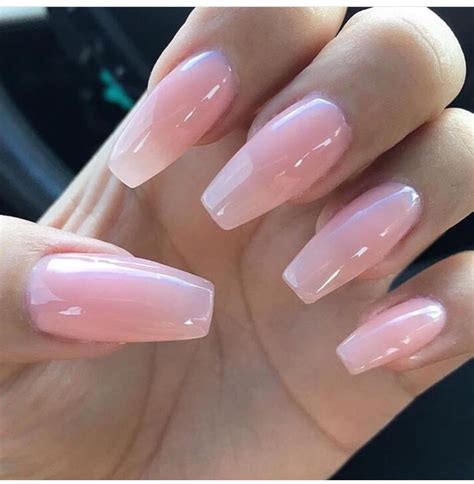 Pink transparent nails | Pink gel nails, Cute nails, Nails