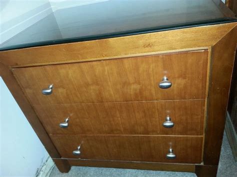 Cabinet in good condition, with three wide smoothly sliding drawers | in Romford, London | Gumtree