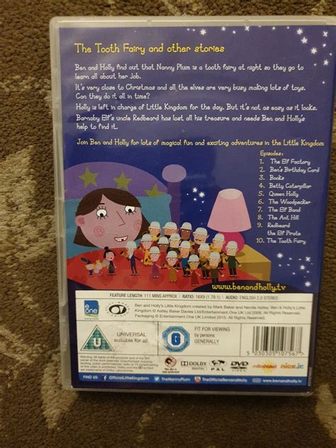 BEN AND HOLLY'S LITTLE KINGDOM THE TOOTH FAIRY DVD 10 EPISODES KIDS | eBay