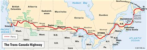 Trans-Canada Highway | Map & Construction | Britannica