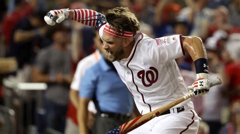 Bryce Harper capped off his Home Run Derby win with an epic two-handed ...