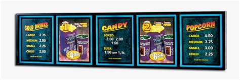 Movie Theater Concessions Sign , Free Transparent Clipart - ClipartKey