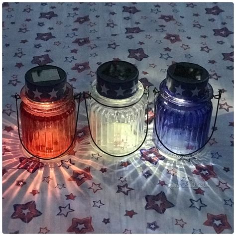 4th of July Solar Lanterns - Dollar Store DIY - Girls Build Club