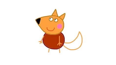 Itsy Artist - How To Draw Freddy Fox From Peppa Pig Episodes In Full ...