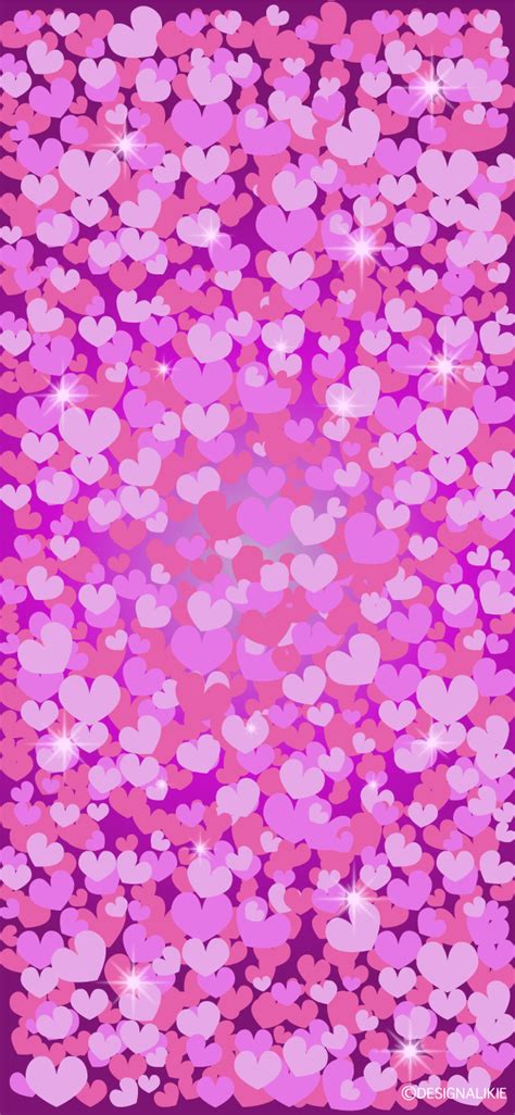 Glitter Pink Heart Wallpaper