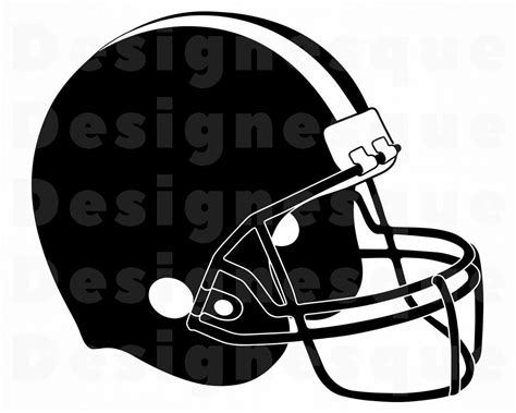 Football Helmet 2 SVG Football Helmet Clipart Football | Etsy