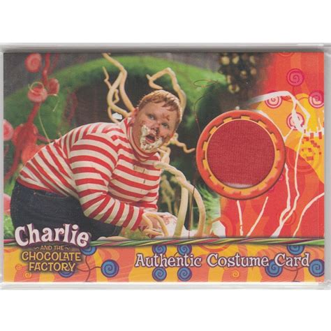 CATCF Charlie Chocolate Factory Costume Card Augustus Gloop 261/430