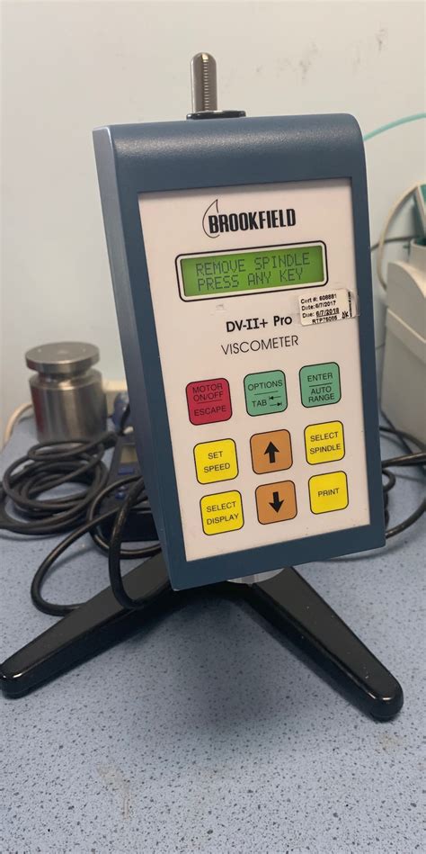 Brookfield DV- II+ Pro Viscometer Brookfield LVDV-II+Pro used nice