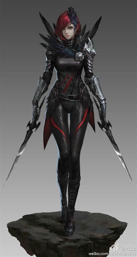 Image result for black and red armor female | Warrior woman, Character ...