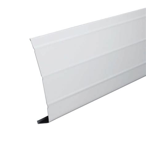 Unbranded 6 in. x 12 ft. White Aluminum Fascia Trim-77103 - The Home Depot