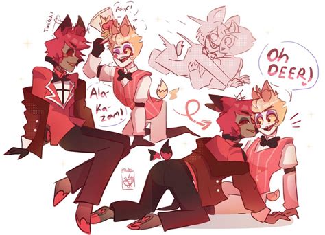 Alastor x Lucifer: 8 fanarts imaginan el ship favorito de los fans de Hazbin Hotel