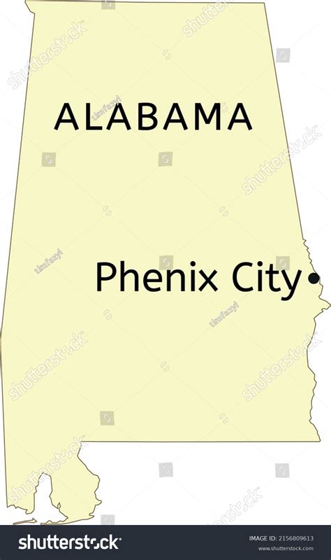 Phenix City Alabama Map - Winna Kamillah