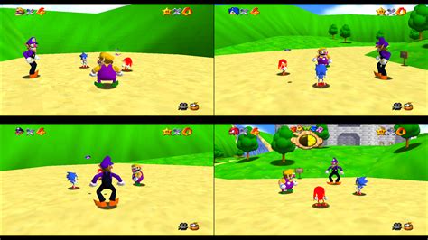 Menu Super Mario 64 Background