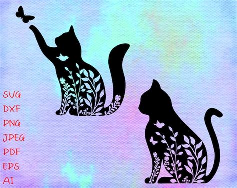 22+ Cat Playing Silhouette Svg Pics