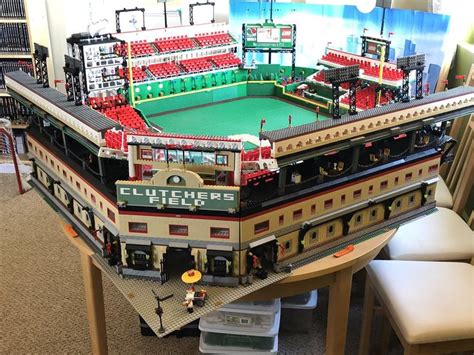 Tour this incredibly detailed homemade LEGO baseball stadium | Lego ...