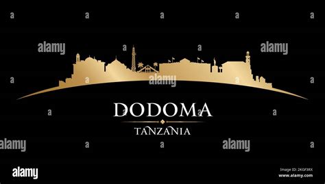 Dodoma Tanzania city skyline silhouette. Vector illustration Stock Vector Image & Art - Alamy