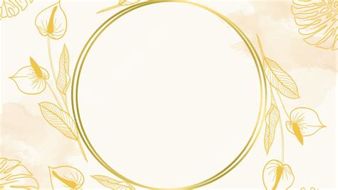 Golden Thread Flower Beautiful Flower Gold Leaf Gold Nature Powerpoint ...