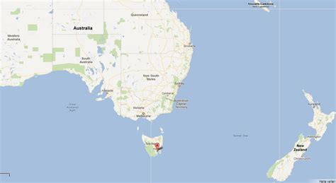 Hobart Map - Australia