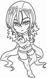 Seven Deadly Sins Merlin Chibi Coloring Pages sketch template