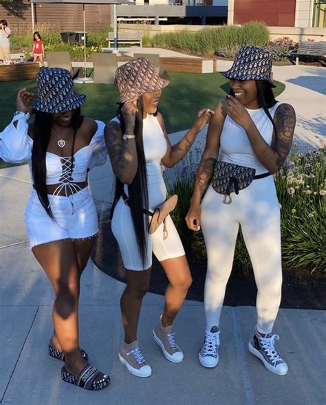 Squad Outfits, Bff Outfits, Black Girl Fashion, Look Fashion, Summer ...