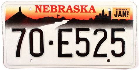 1997 Nebraska License Plate | Brandywine General Store