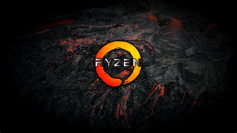 Download Logo AMD Technology AMD Ryzen 4k Ultra HD Wallpaper