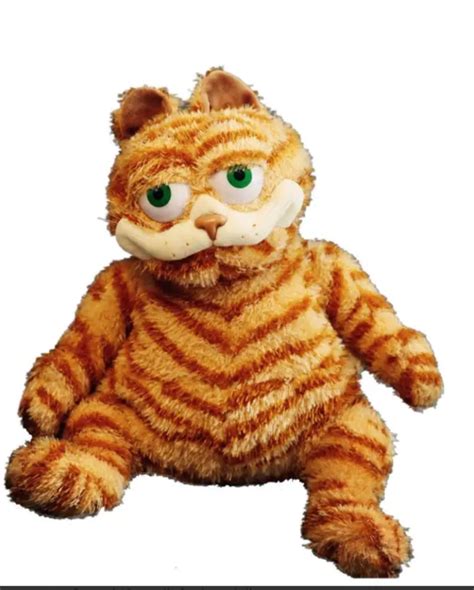 Create meme "garfield plush toy, soft toy cat garfield, plush toy cat ...