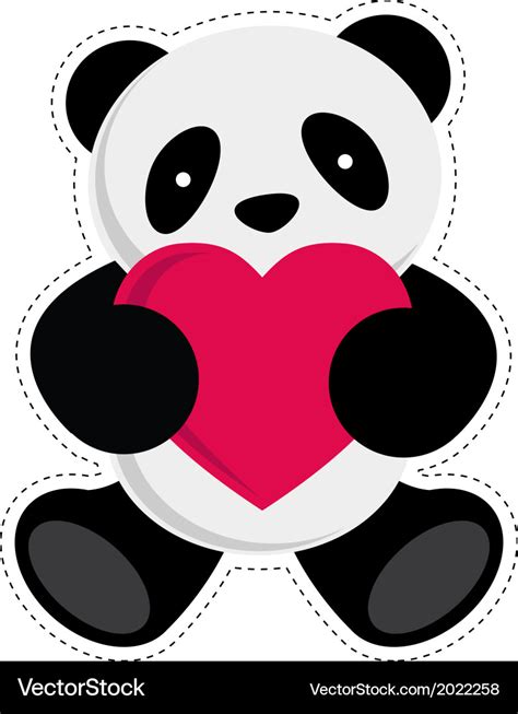 Star Clipart Panda Heart