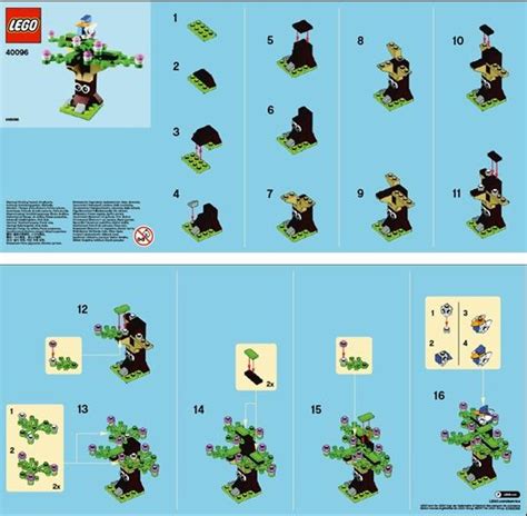 Lego Micro Tree instructions | Lego instructions, Lego, Lego projects