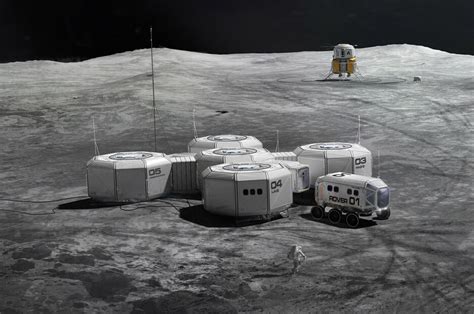 Inflatable Moon habitat complete with minilab and living space for two astronauts is ready for ...