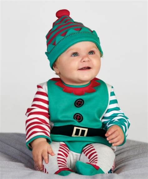 Unisex Elf All-In-One | Baby elf costume, Baby costumes, Baby christmas ...